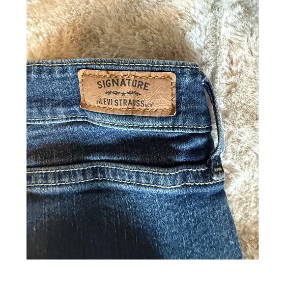 Signature by Levi Strauss Men’s Straight Leg Jeans W34 L32 Dark Wash Denim - Picture 4 of 6